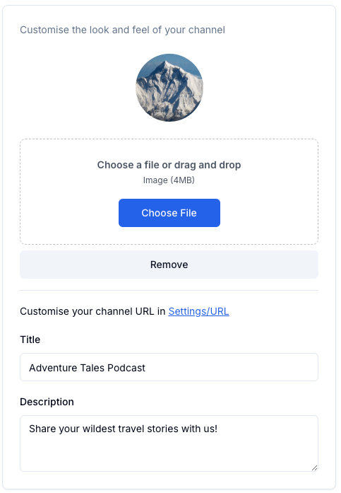Customise your channel to match your brand and personality 🎨