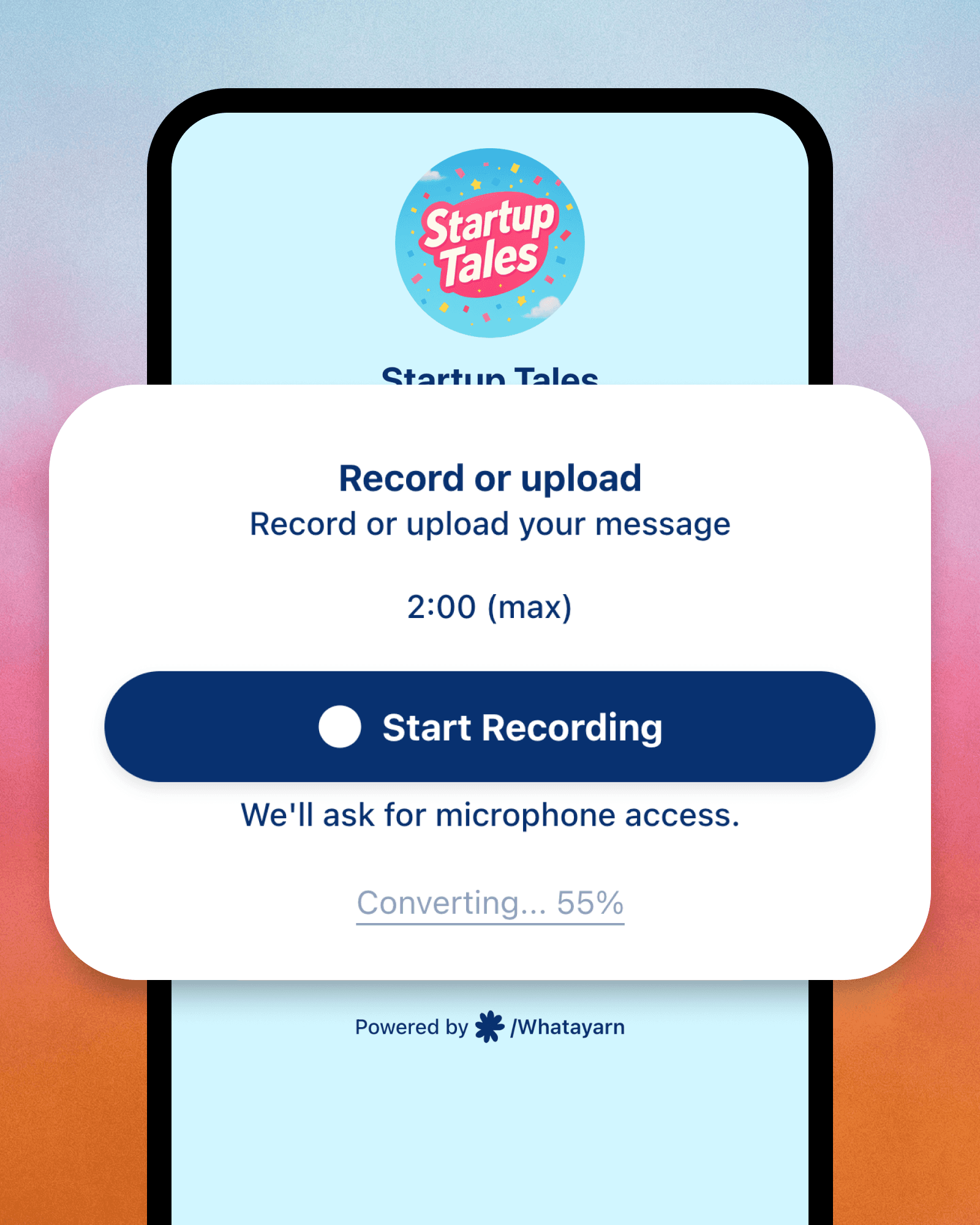 Audio encoded to MP3