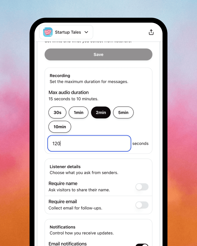 Set submission rules